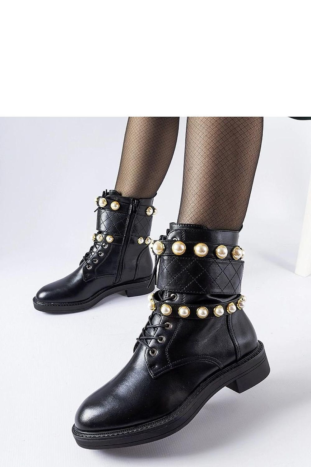 TEEK - Black Pearl Chain Normand Boots SHOES TEEK MH 6