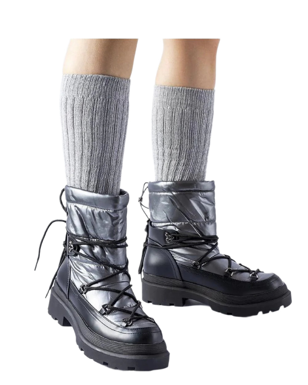 TEEK - Toboggan Tied Back Drawstring Eagleviile Snow Boots SHOES TEEK MH grey 6