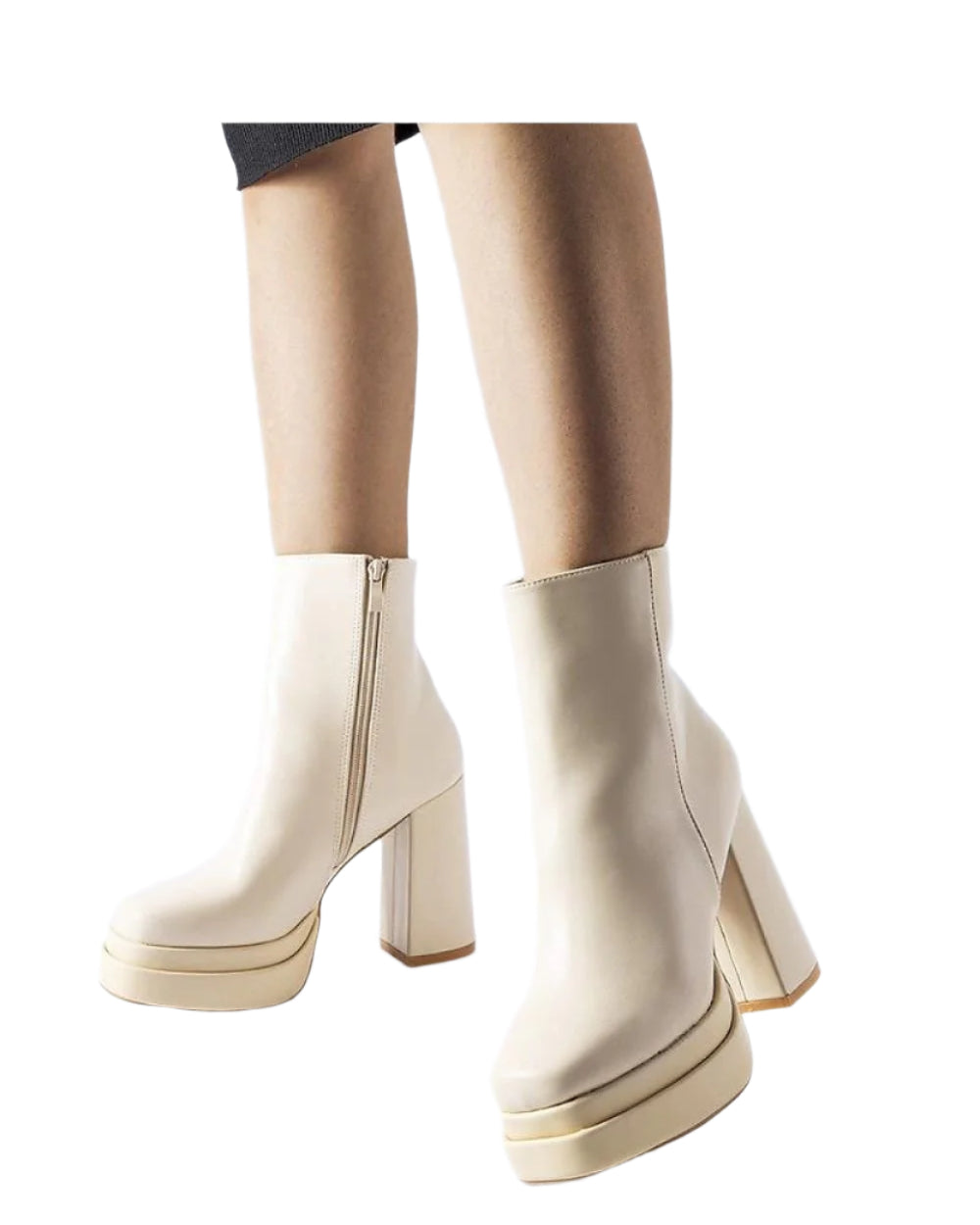 TEEK - Square Toe Ashwood Heeled Boots SHOES TEEK MH beige 6