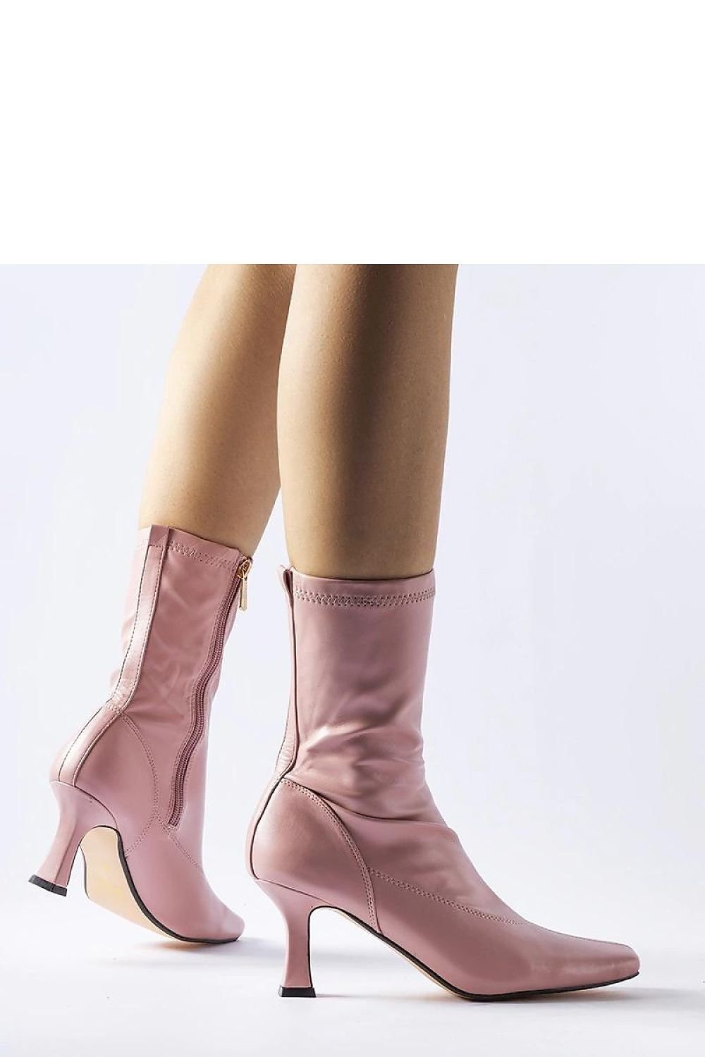 TEEK - Ankle Zip Pink Luisella Heeled Boots SHOES TEEK MH 6