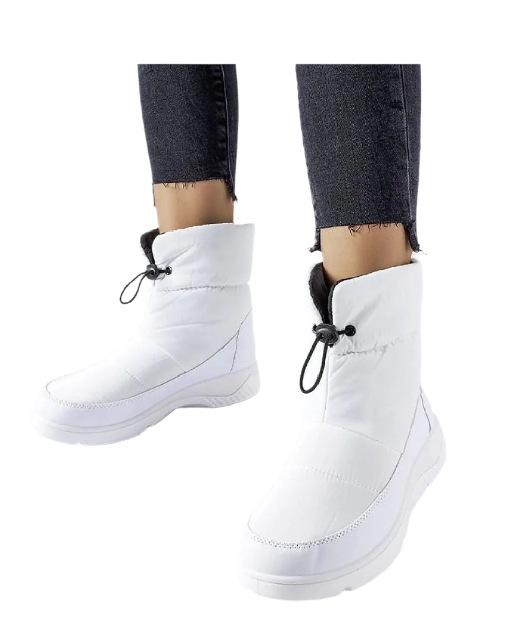 TEEK - Front Pull Drawstring Jensen Snow boots SHOES TEEK MH white 6