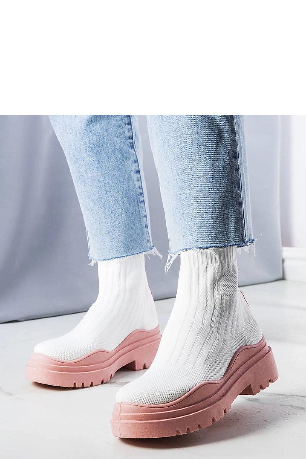 TEEK - White Sock Cali Sole Boots SHOES TEEK MH Pink 6