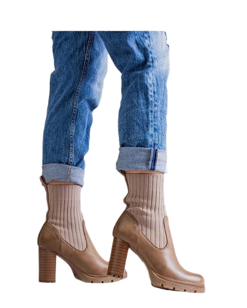 TEEK - Tube Top Heeled Boots SHOES TEEK MH beige 6