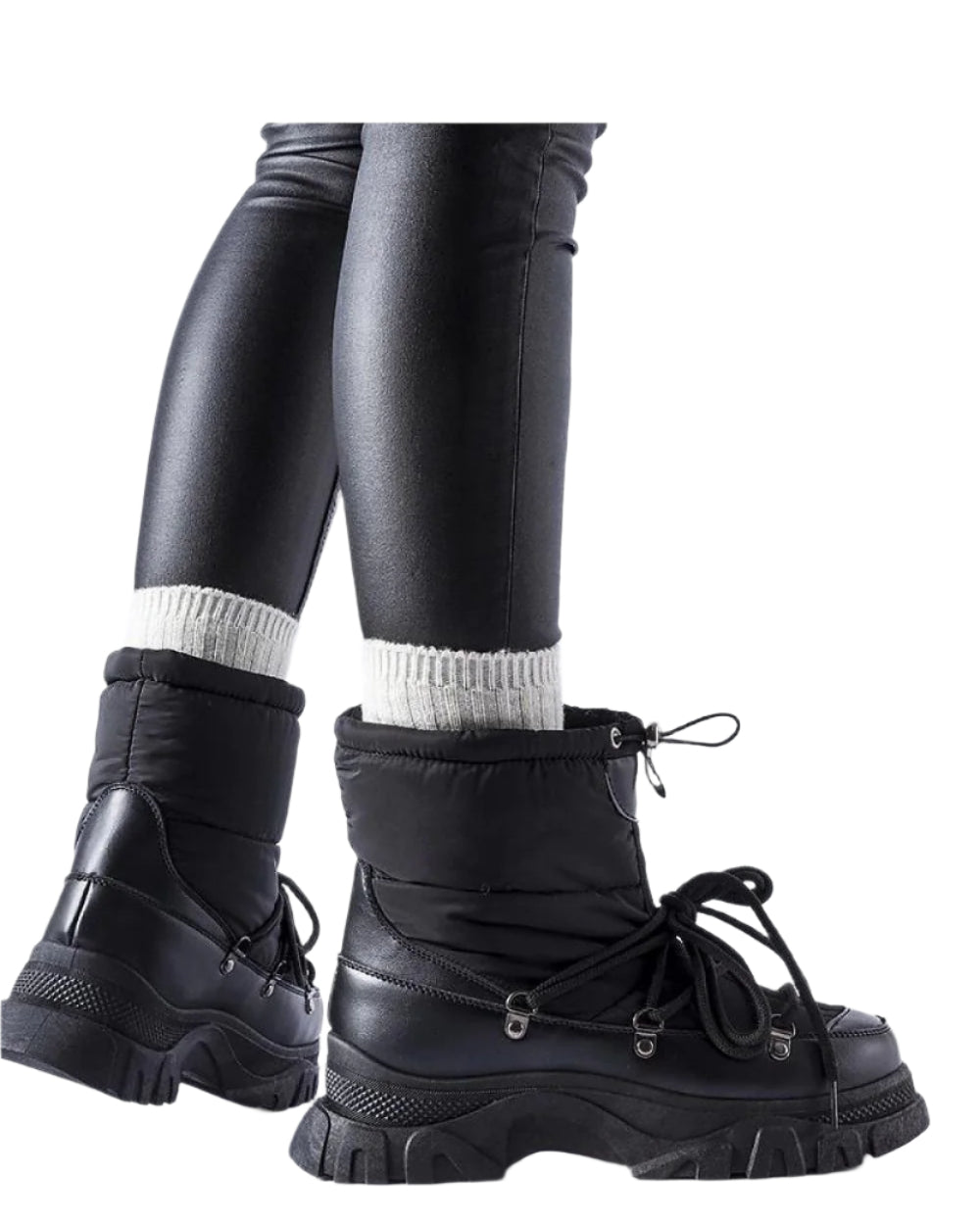 TEEK - Tough Edge Drawstring Snow boots SHOES TEEK MH black 6