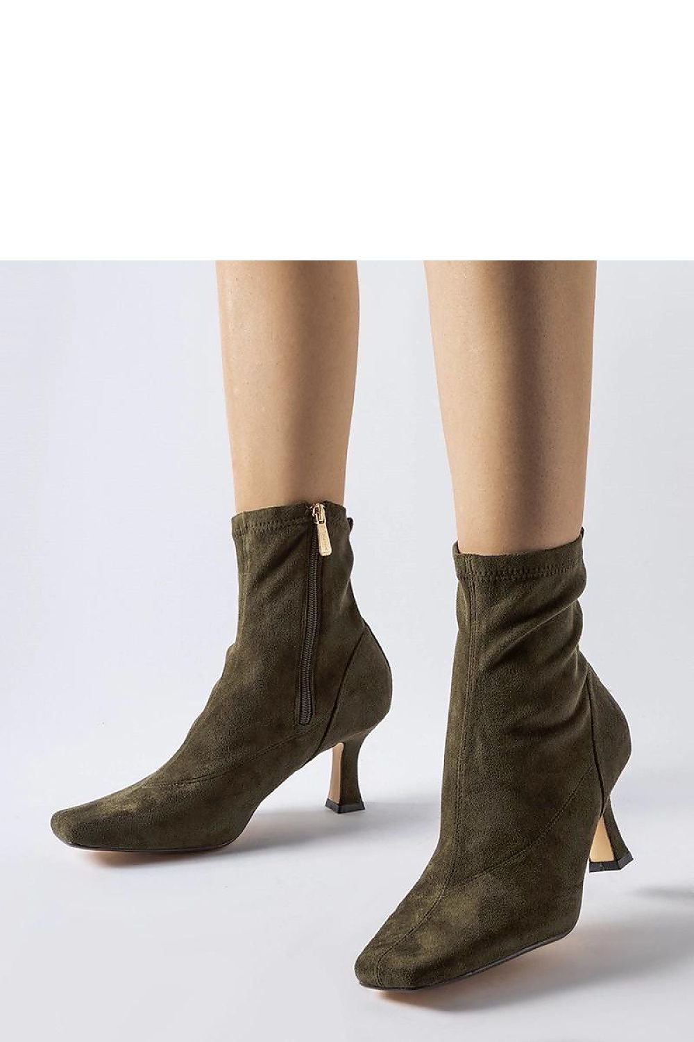 TEEK - Ankle Zipped Lucerne Heeled Boots SHOES TEEK MH green 6