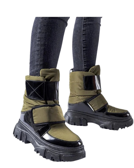 TEEK - Green Thick Strap Hutchinson Snow Boots TEEK MH