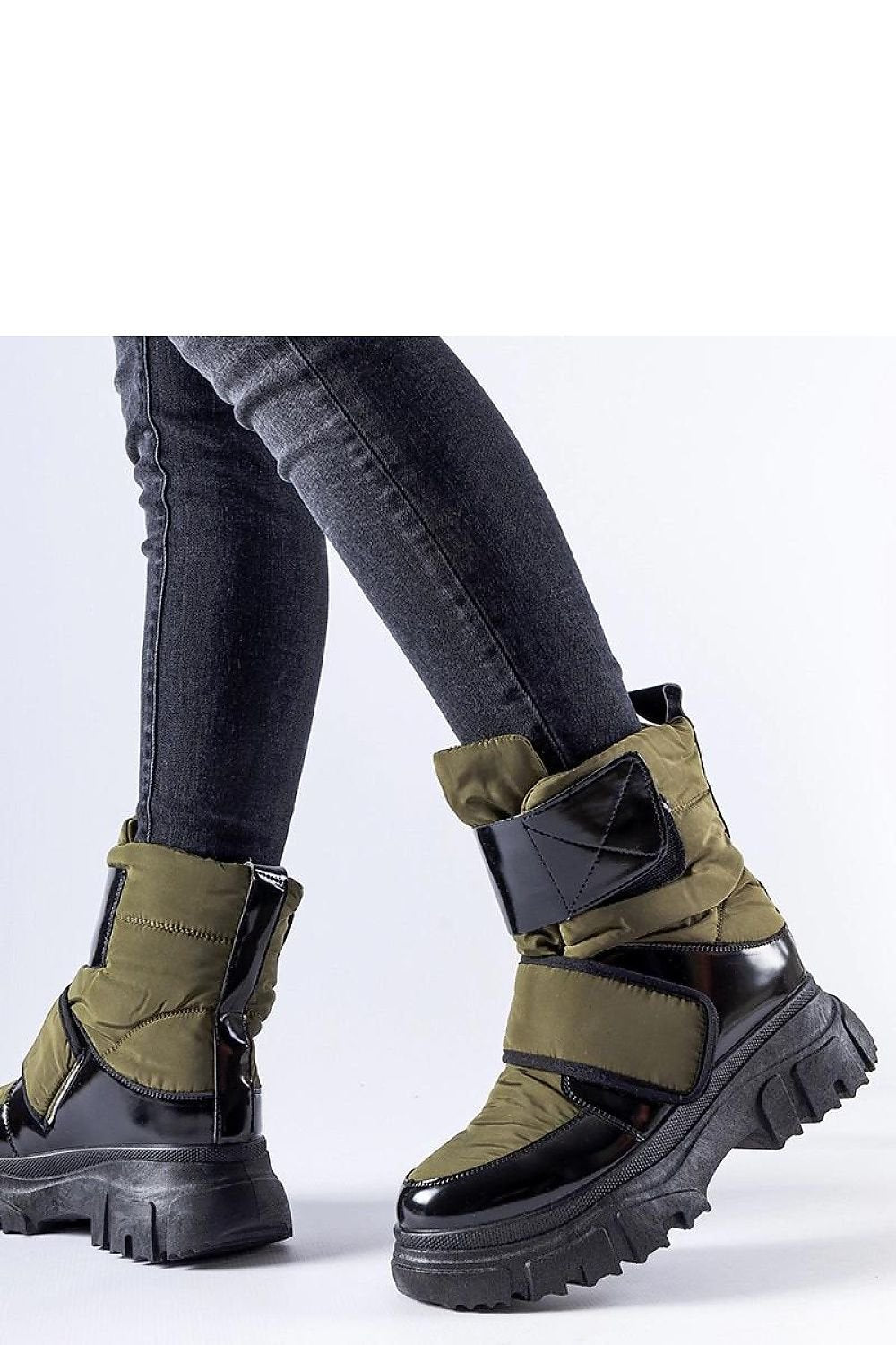 TEEK - Green Thick Strap Hutchinson Snow Boots TEEK MH