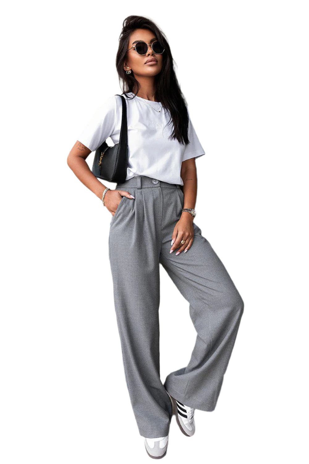 TEEK - Womens Grey Pocketed Trousers PANTS TEEK MH XS