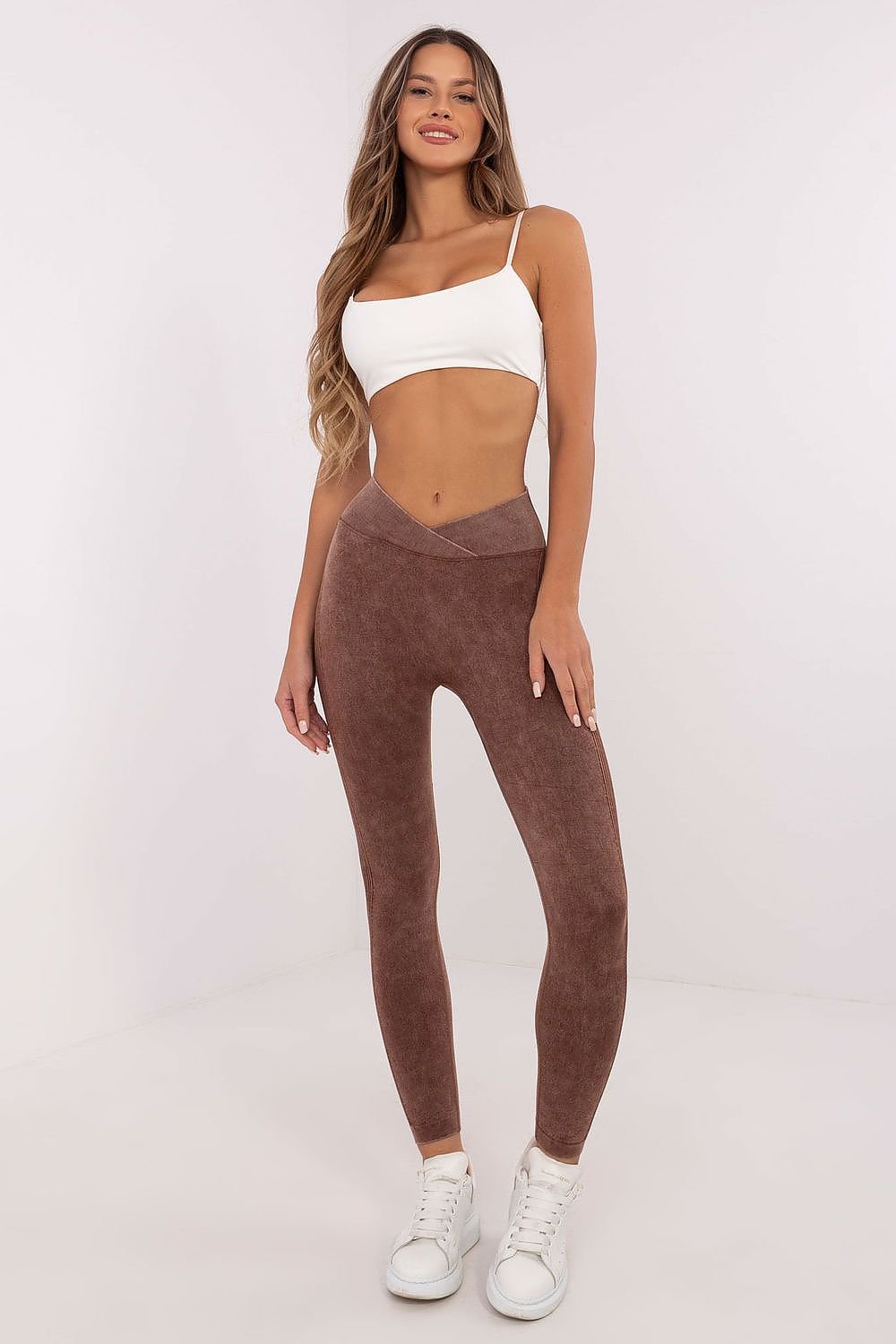 TEEK - Attractive Activewear Long Leggings PANTS TEEK MH brown S/M