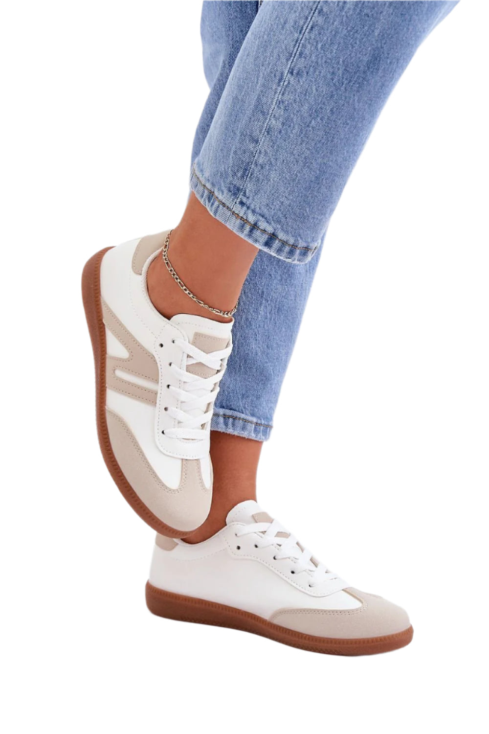 TEEK - Mixed My Way Laced Sneakers SHOES TEEK MH beige 6