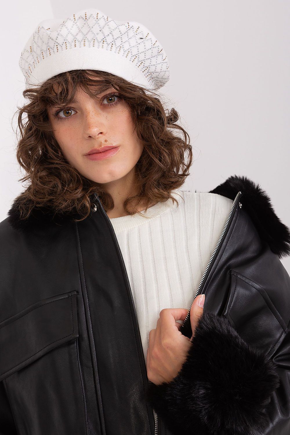 TEEK - Stitched Accent Beret HAT TEEK MH beige One Size