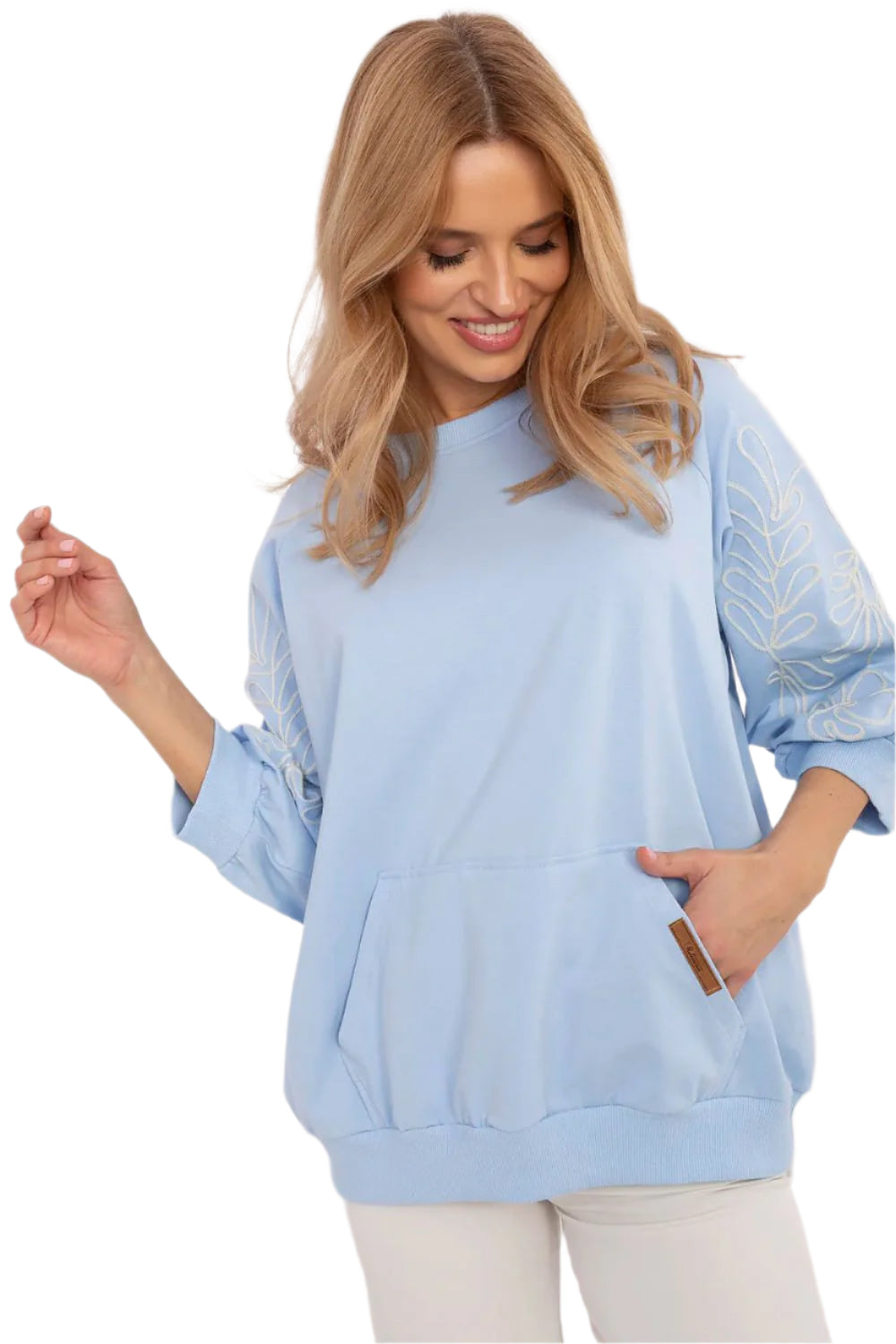 TEEK - Pocketed Perfect Sweatshirt TOPS TEEK MH blue One Size