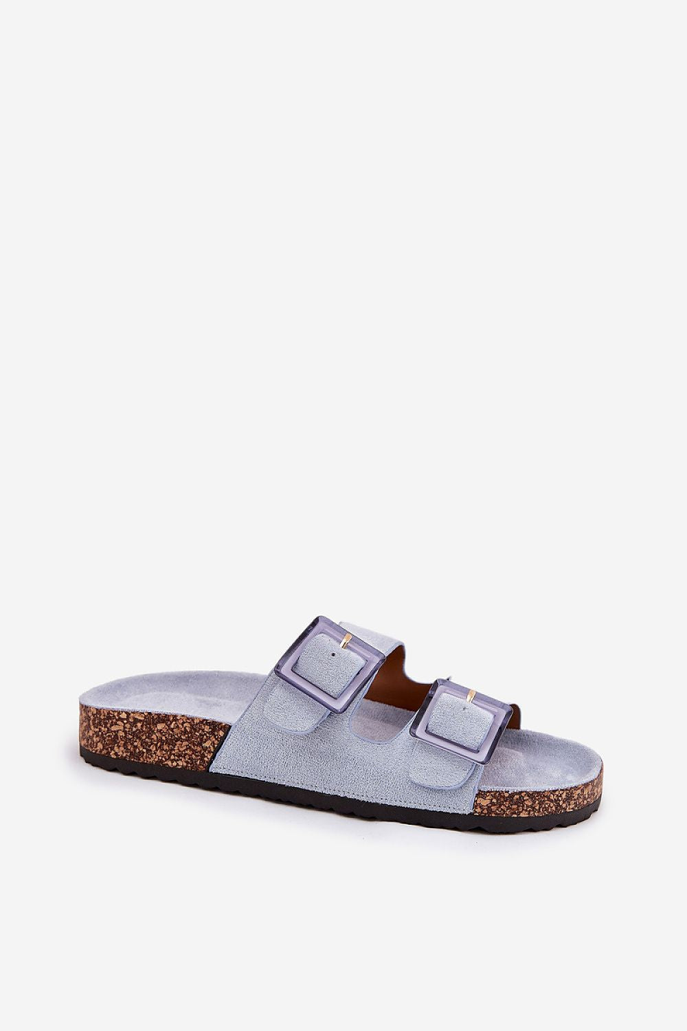 TEEK - Double Strap Suede Cork Sandals SHOES TEEK MH