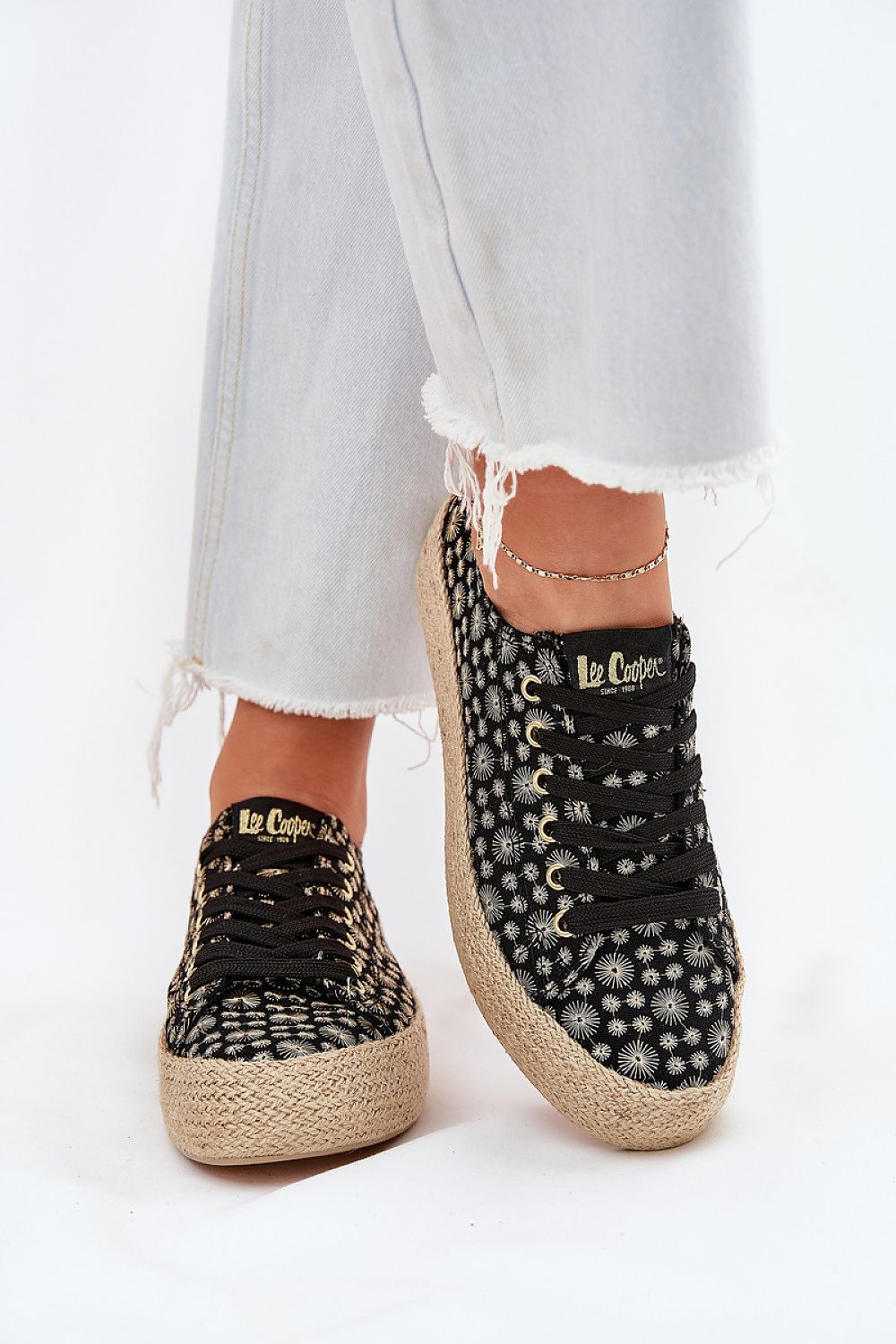 TEEK - Floral Find Laced Sneakers SHOES TEEK MH black 6.5