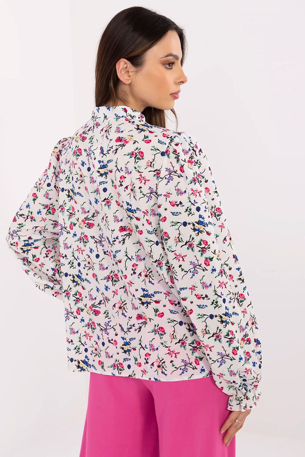 TEEK - White Floral Spread Buttoned Long Sleeve Shirt TOPS TEEK MH