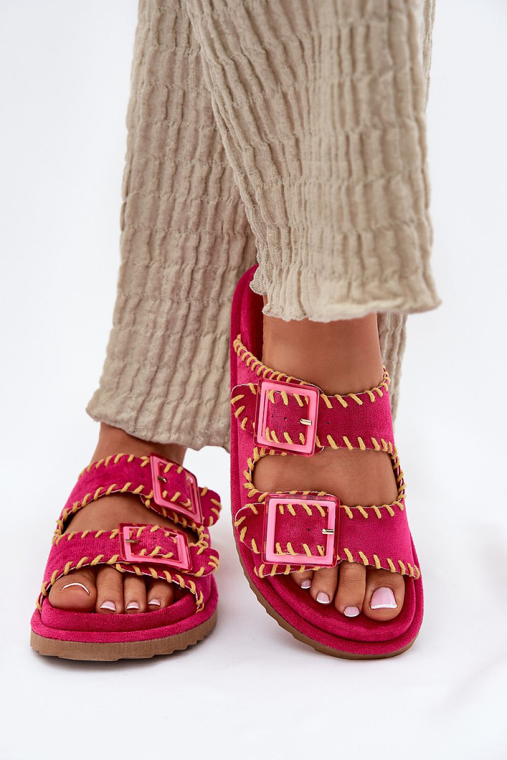 TEEK - Strong Stitch Double Buckle Sandals SHOES TEEK MH