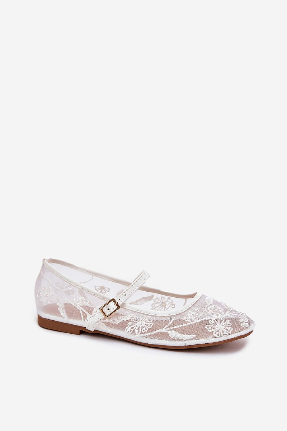 TEEK - Mesh Embroidered Ballet Flats SHOES TEEK MH