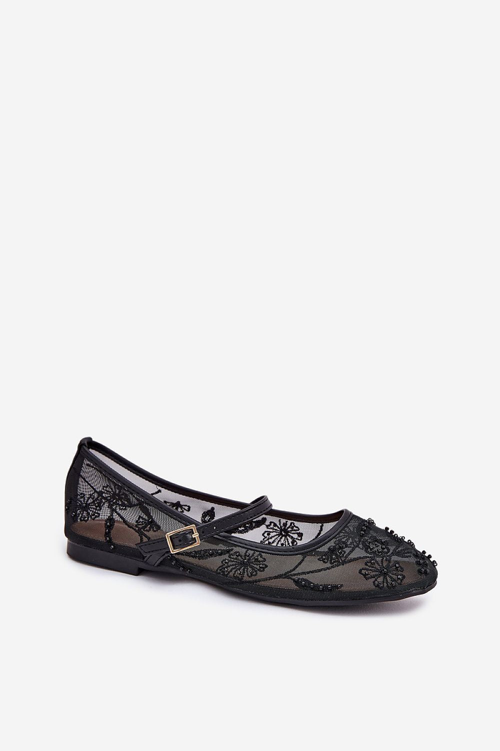 TEEK - Mesh Embroidered Ballet Flats SHOES TEEK MH