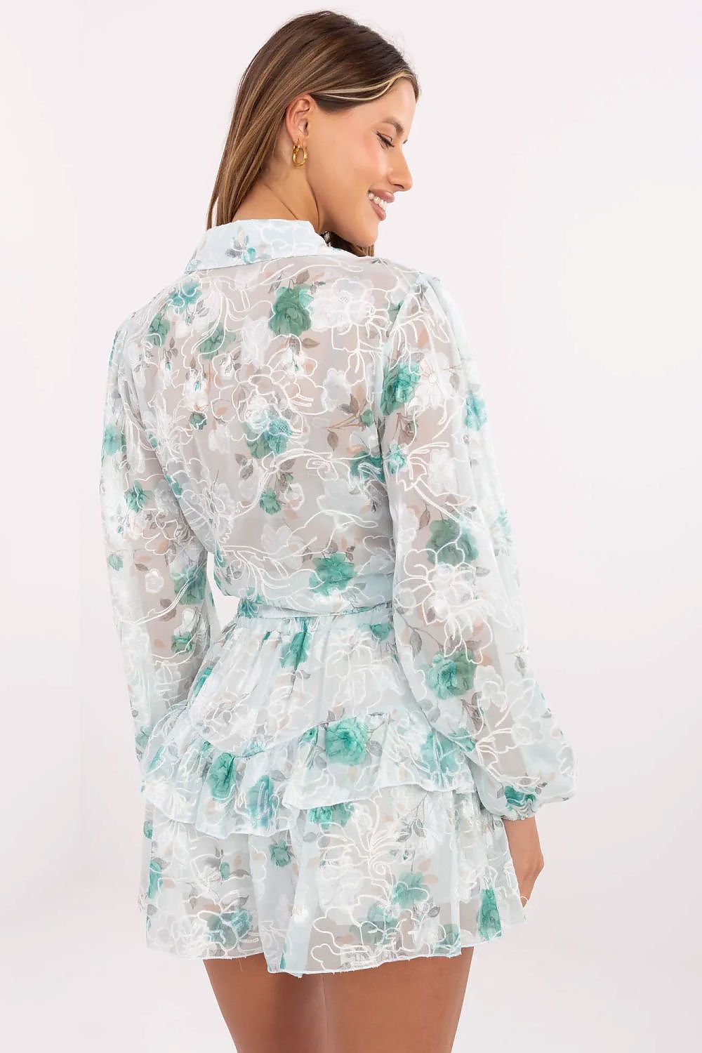 TEEK - Floral 2pc Buttoned Shirt Shorts Set SET TEEK MH