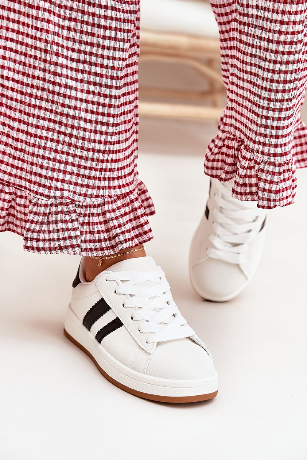 TEEK - Twin Stripe Sneakers SHOES TEEK MH white 36