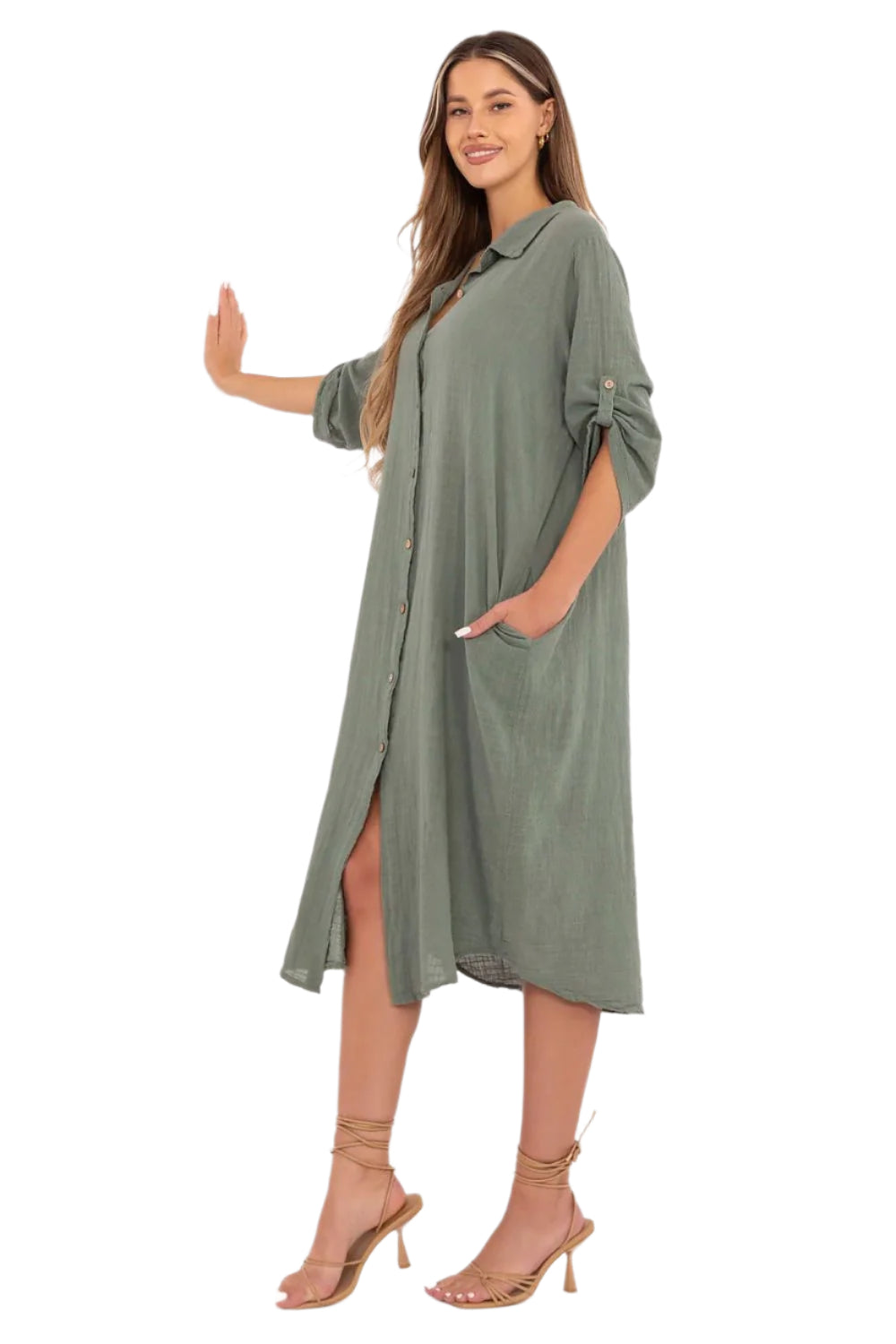 TEEK - Ready Day Buttoned Dress DRESS TEEK MH