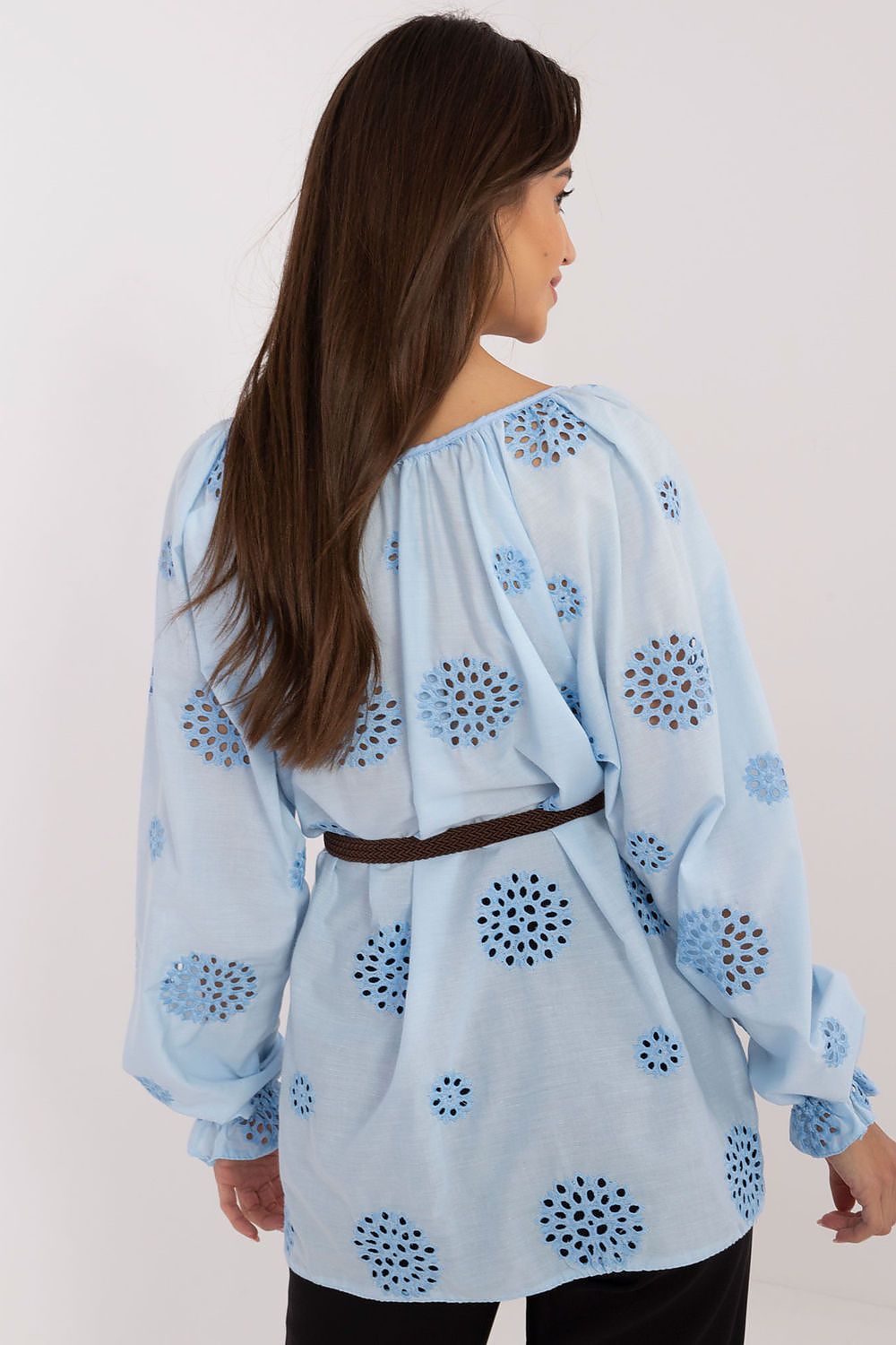 TEEK - Poked Bloom Tie Neck Blouse TOPS TEEK MH