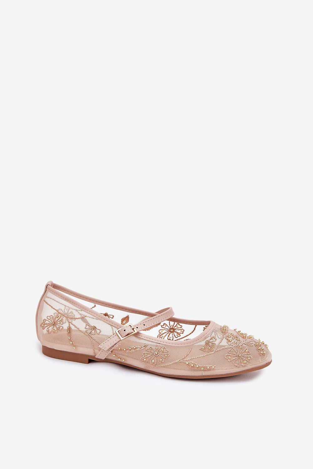 TEEK - Mesh Embroidered Ballet Flats SHOES TEEK MH