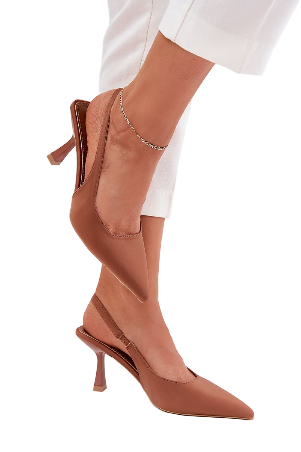 TEEK - Quick Choice Slingback Heels SHOES TEEK MH brown 6.5