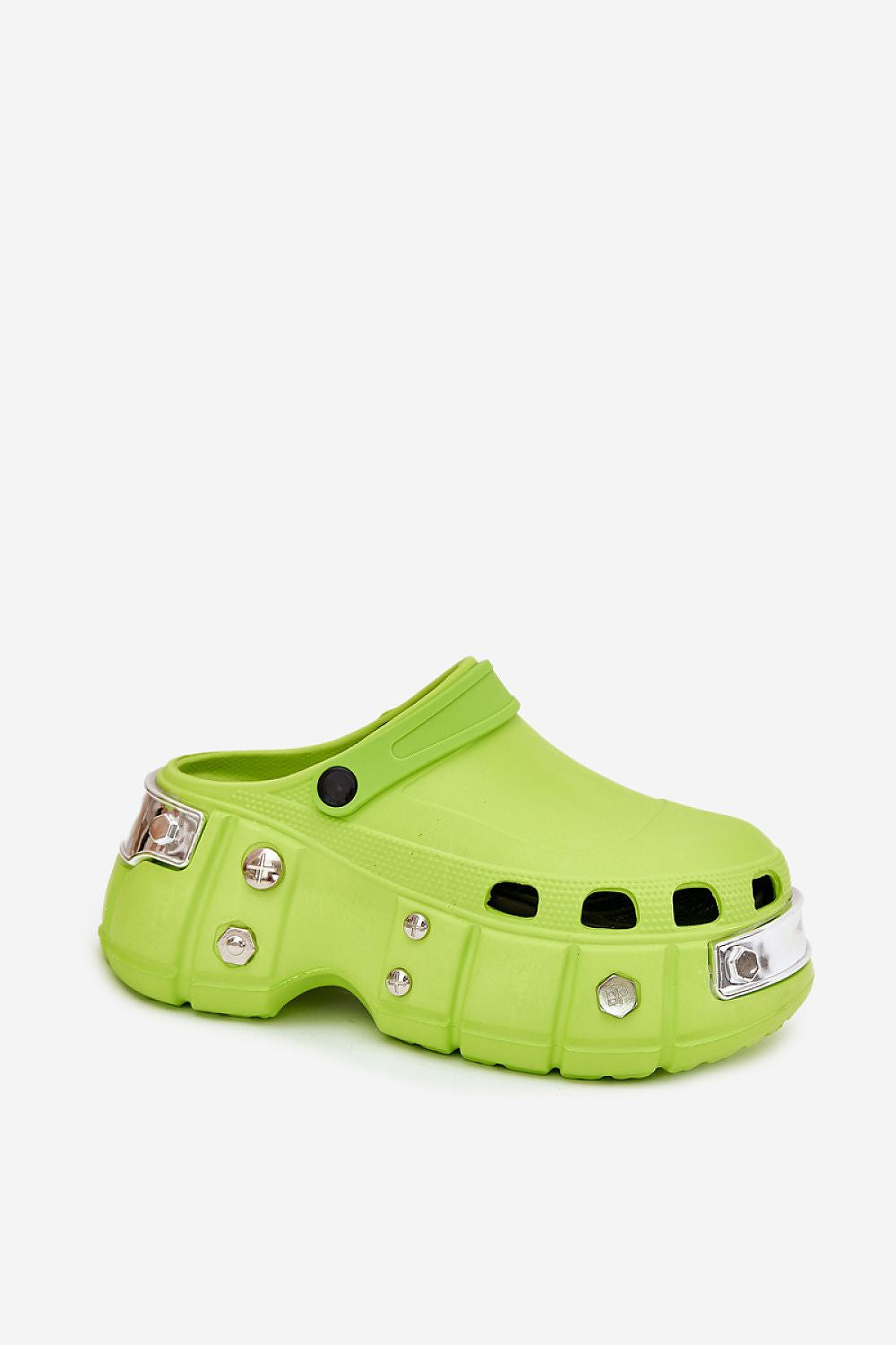 TEEK - Green Chunky Platform Sandals SHOES TEEK MH