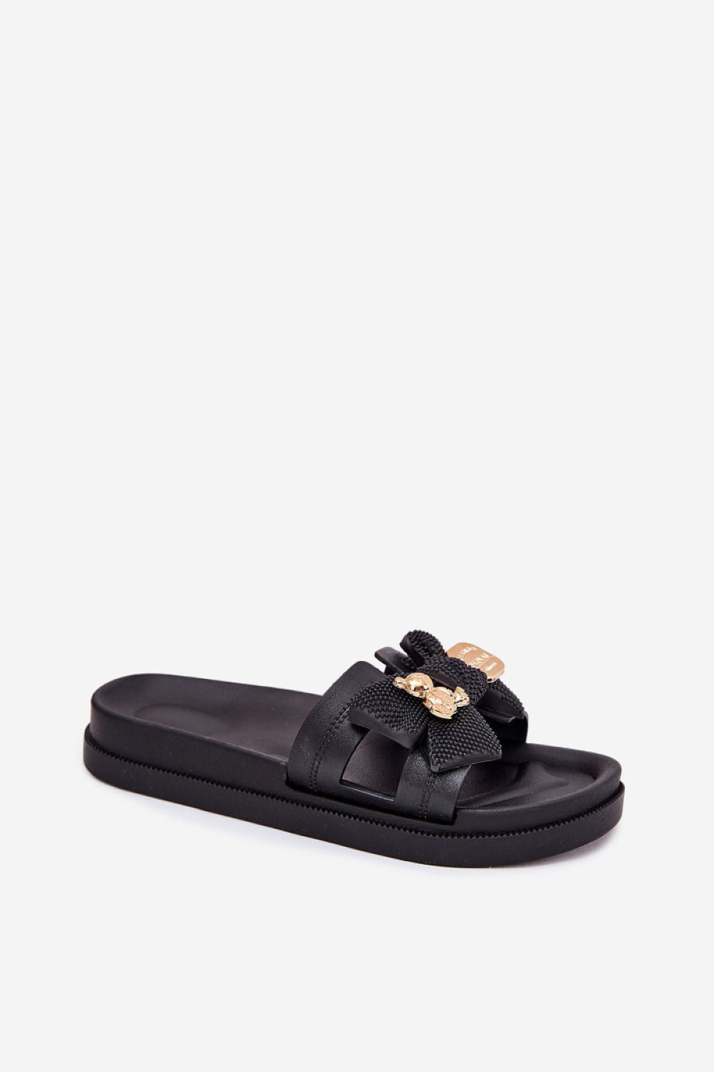 TEEK - Teddy Pinned Bow Slides SHOES TEEK MH