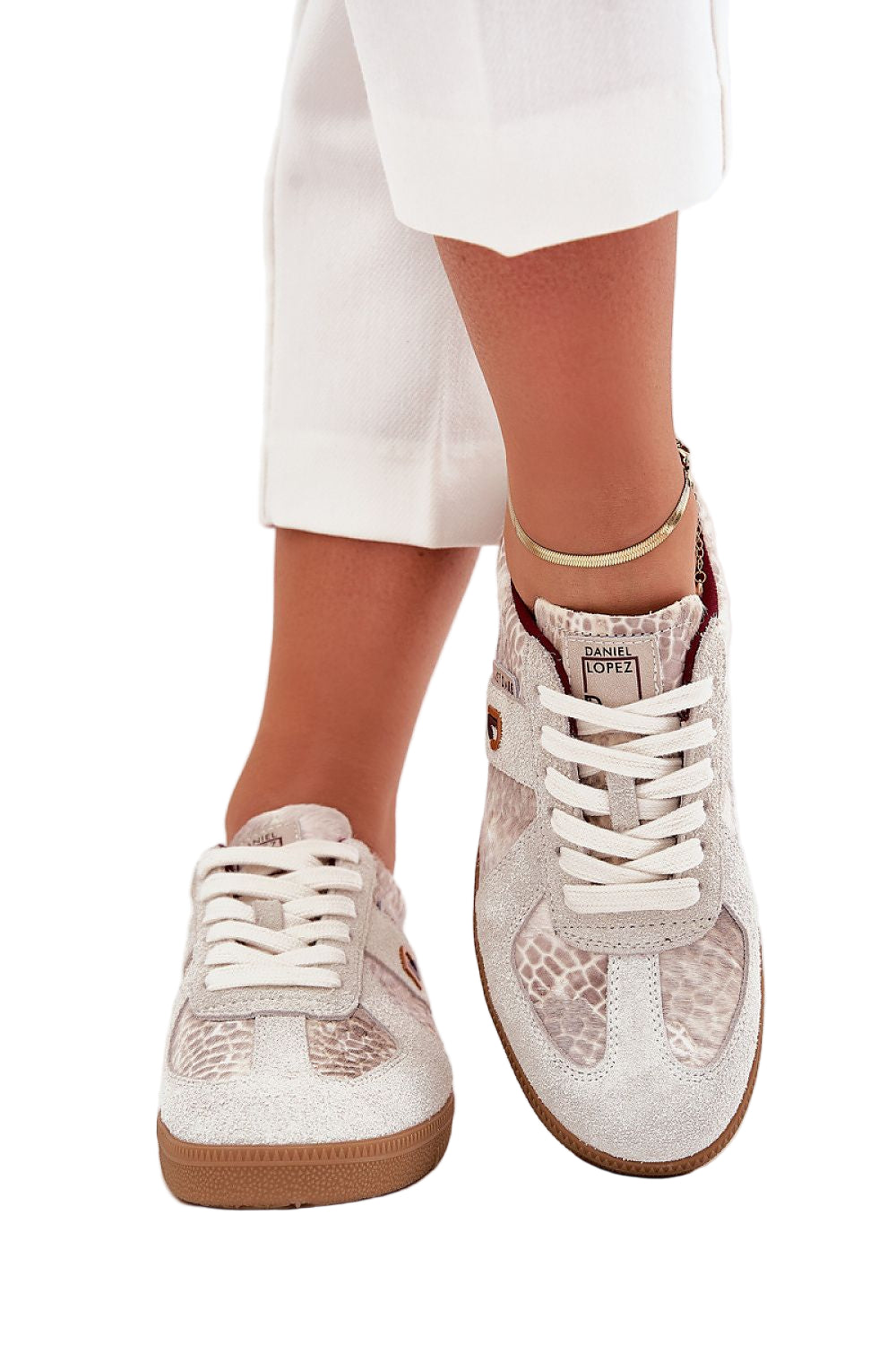 TEEK - Beige BG Daniel Lopez Laced Sneakers SHOES TEEK MH 6