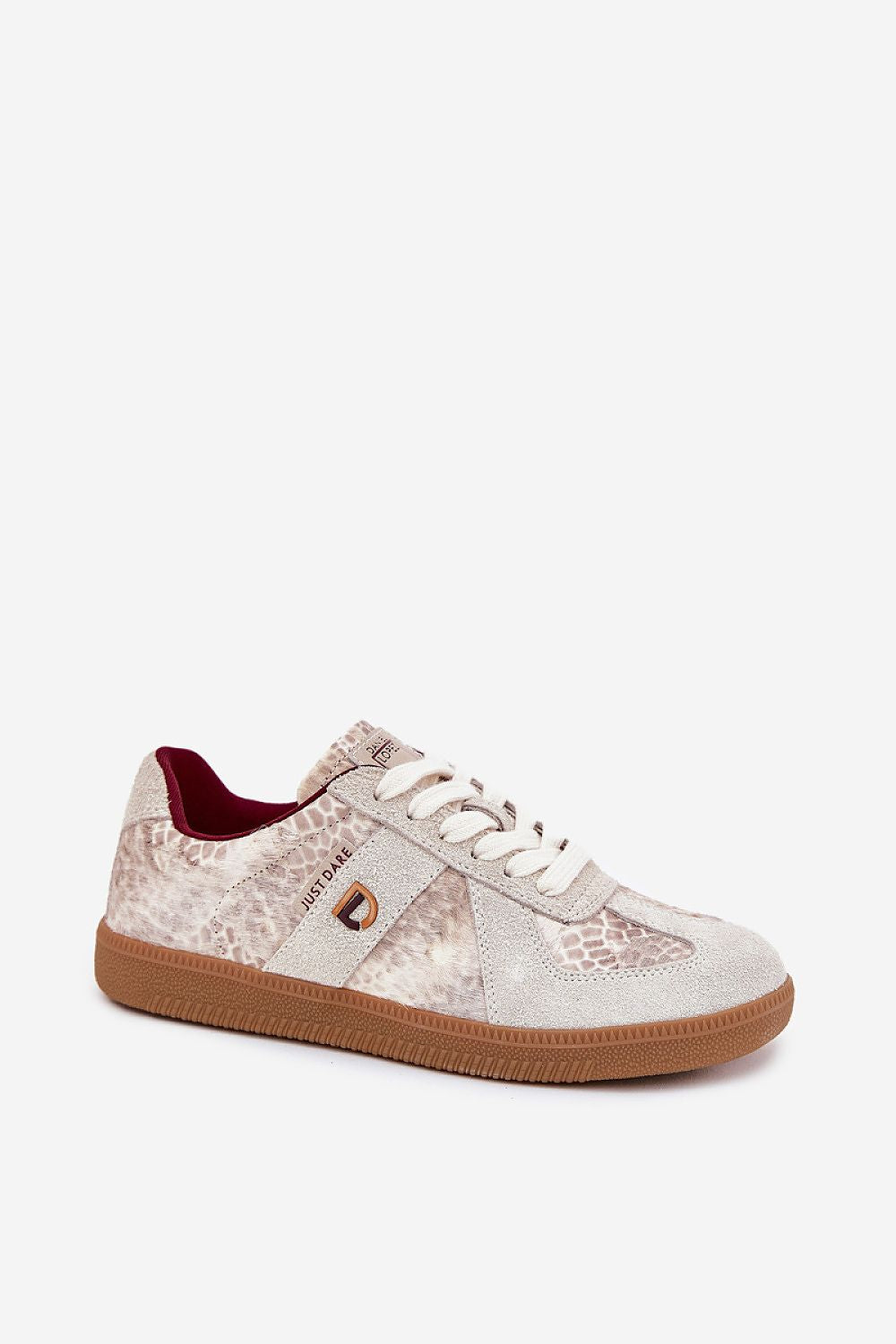 TEEK - Beige BG Daniel Lopez Laced Sneakers SHOES TEEK MH