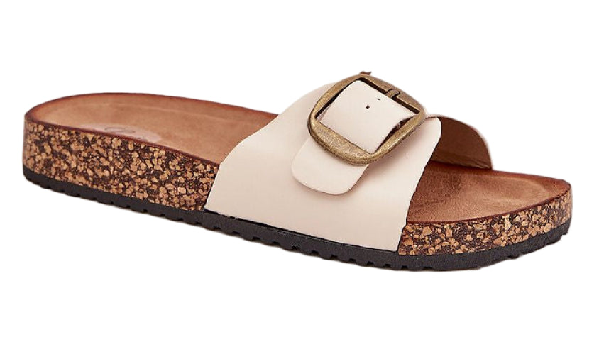 TEEK - Buckle Slight Height Slides SHOES TEEK MH