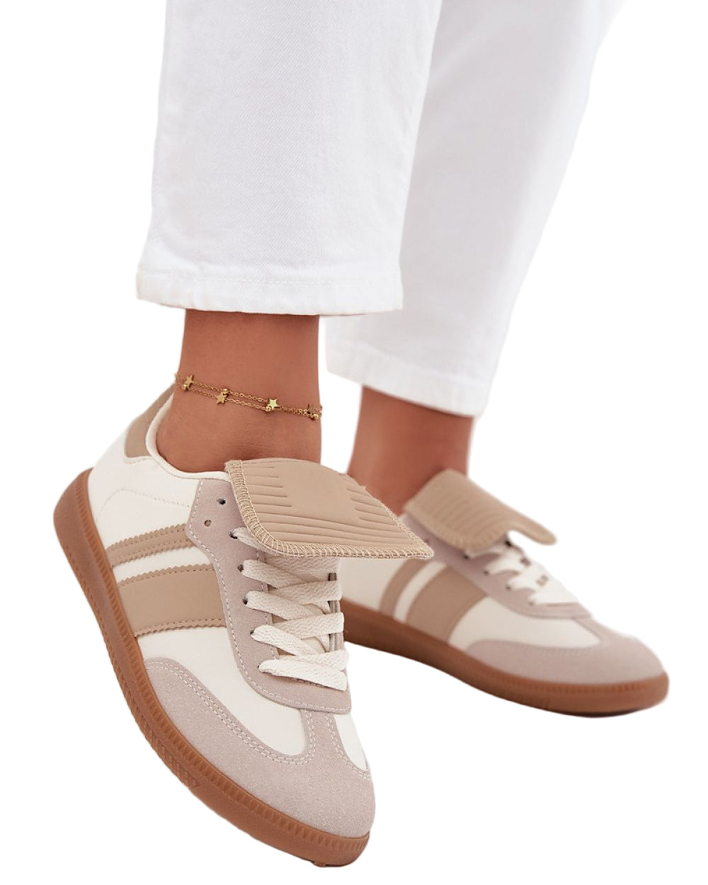 TEEK - Beige Soft Foam Extended Tongue Sport Shoes SHOES TEEK MH 6