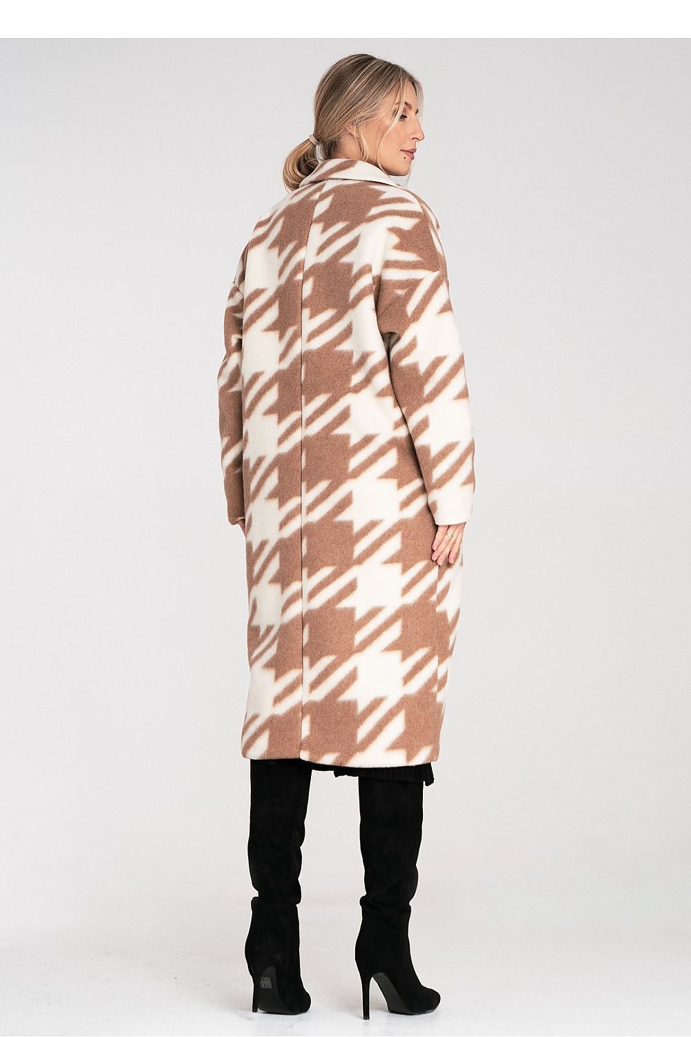 TEEK - Pocketed Checkered Button Coat COAT TEEK MH