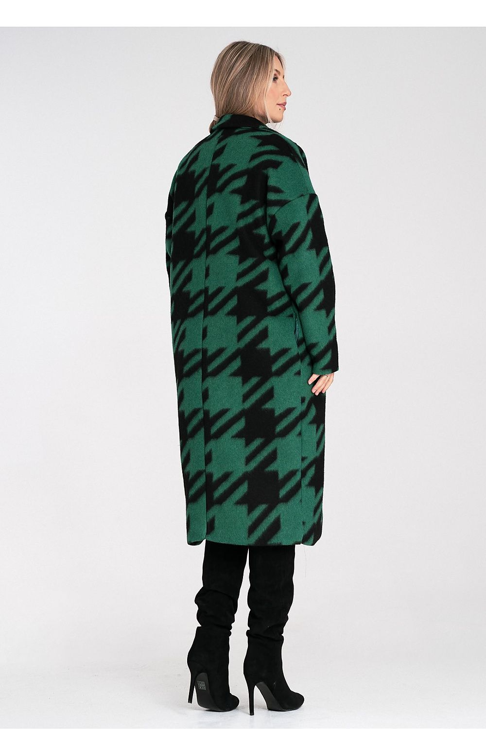 TEEK - Pocketed Checkered Button Coat COAT TEEK MH
