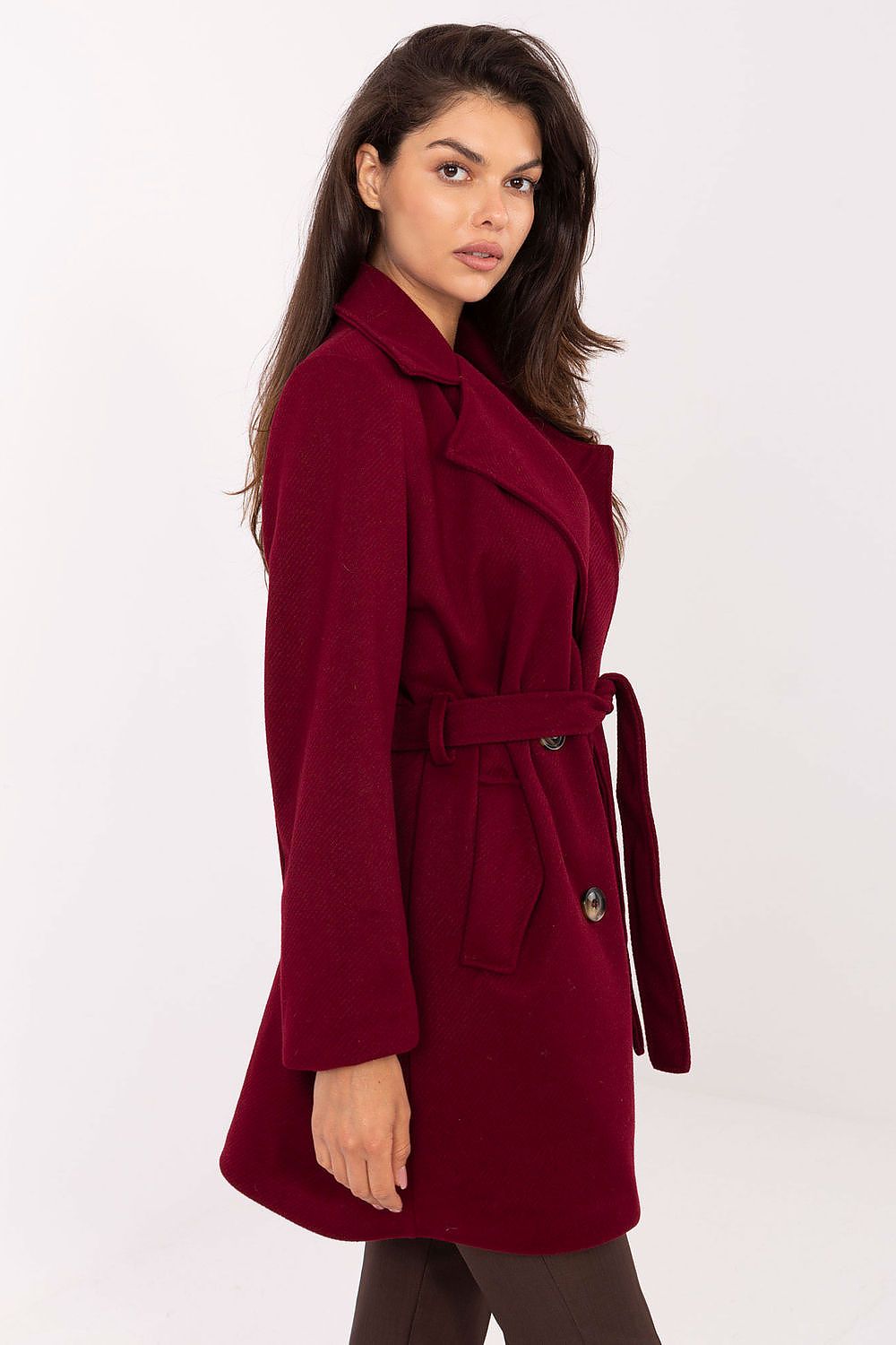 TEEK - Wrap Buttoned Belted Coat COAT TEEK MH