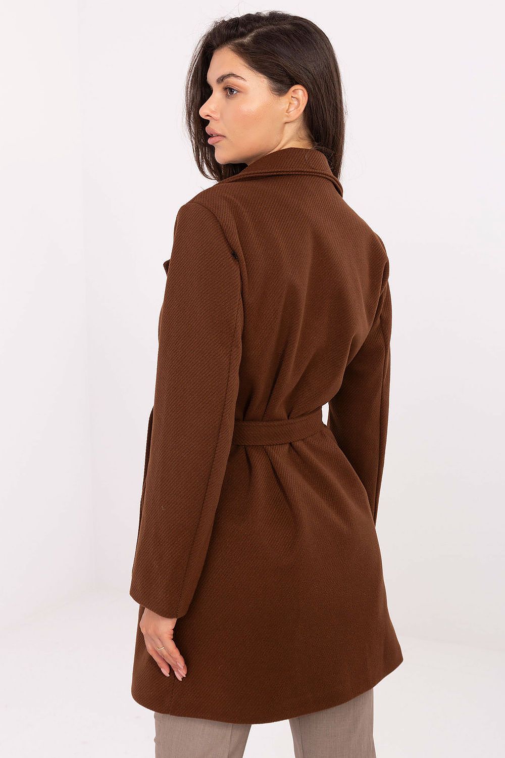 TEEK - Wrap Buttoned Belted Coat COAT TEEK MH