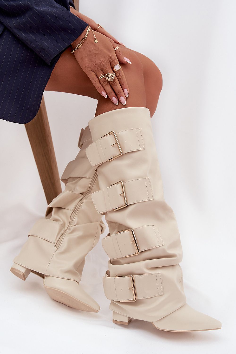 TEEK - Quad Buckle Heeled Boots SHOES TEEK MH