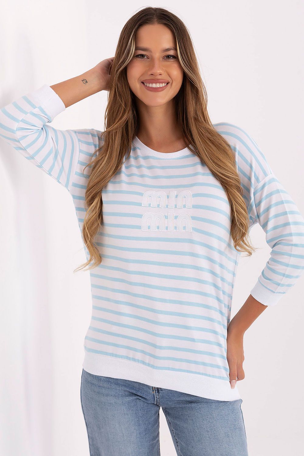 TEEK - Striped MIN MIN Top TOPS TEEK MH blue One Size