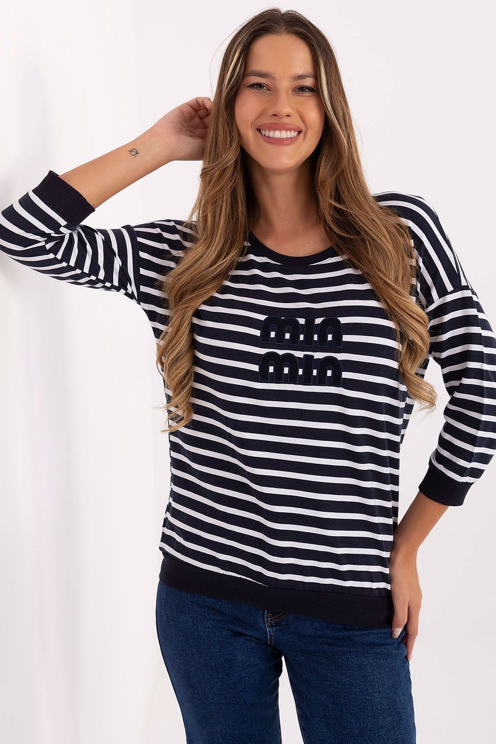TEEK - Striped MIN MIN Top TOPS TEEK MH navy blue One Size
