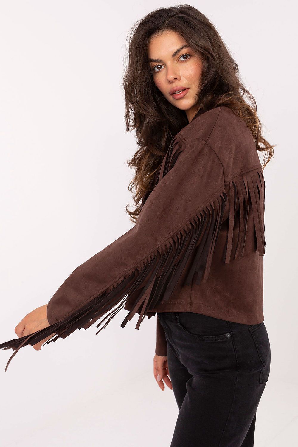 TEEK - Button-Down Fringe Sleeve Jacket JACKET TEEK MH