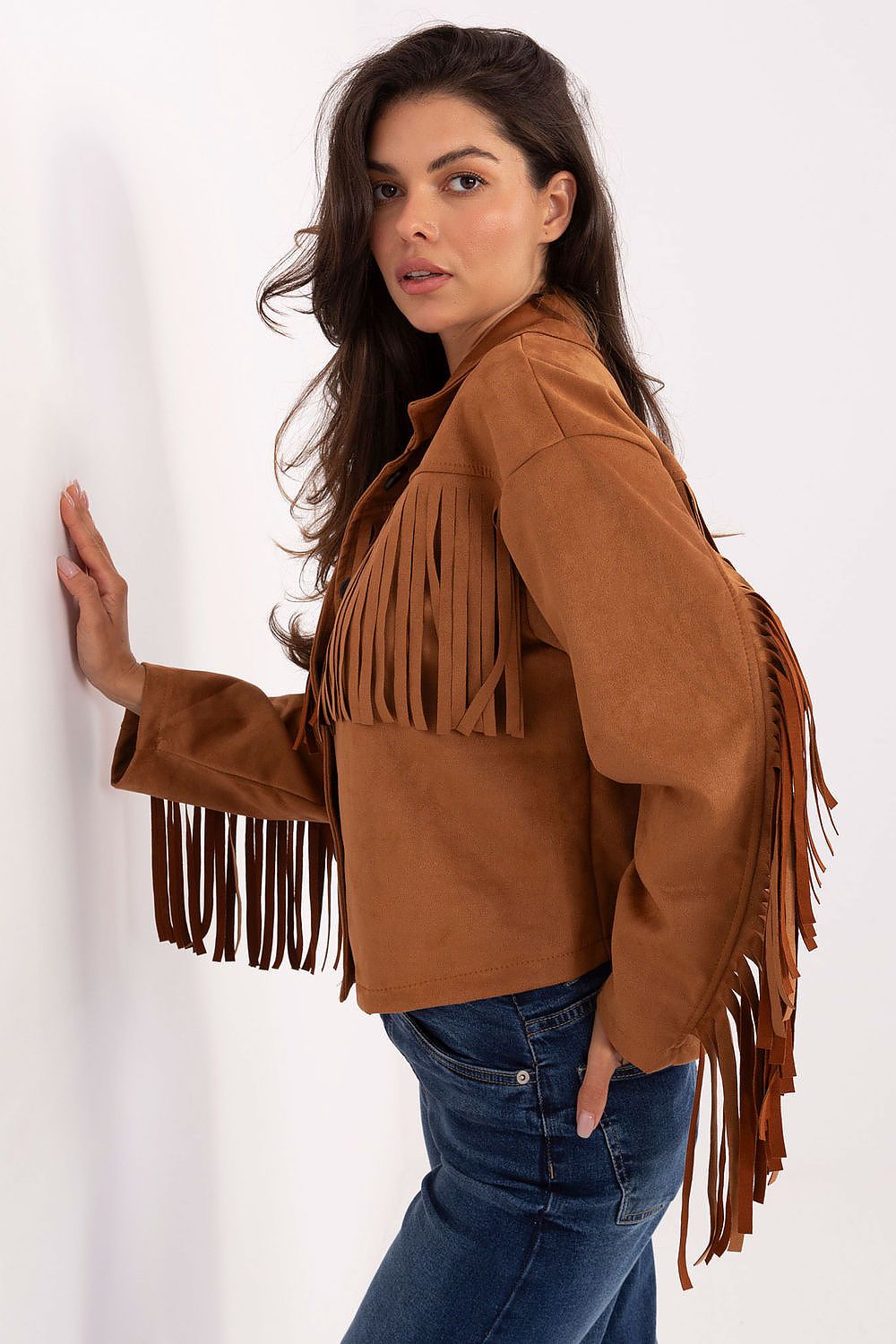 TEEK - Button-Down Fringe Sleeve Jacket JACKET TEEK MH