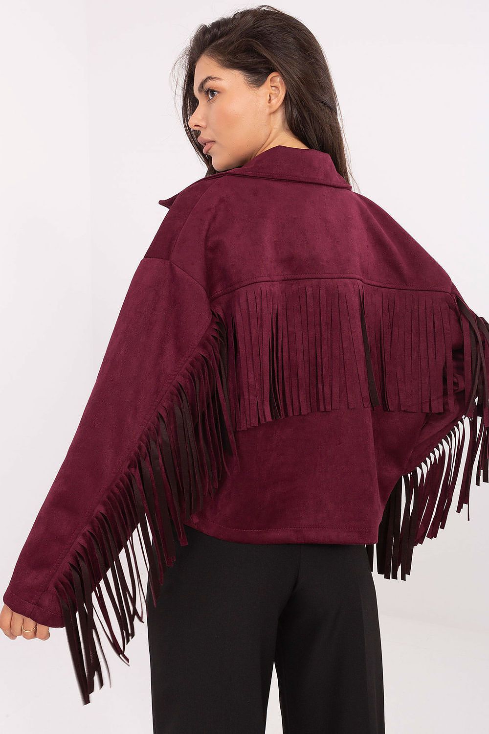 TEEK - Button-Down Fringe Sleeve Jacket JACKET TEEK MH