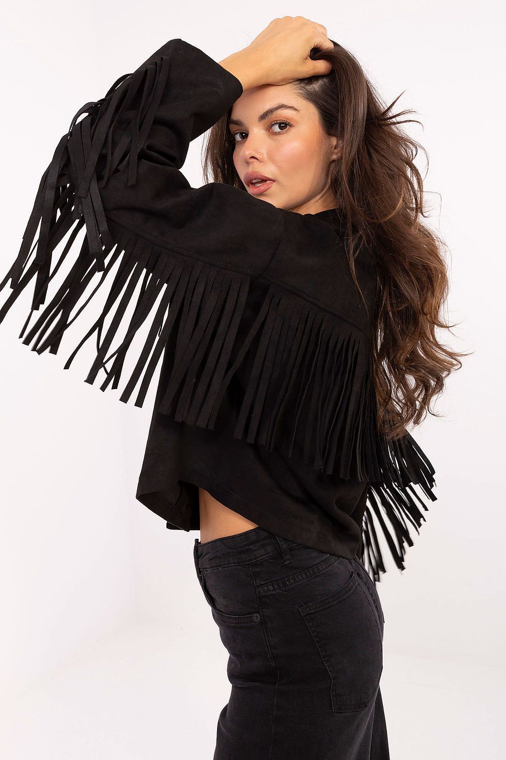 TEEK - Button-Down Fringe Sleeve Jacket JACKET TEEK MH