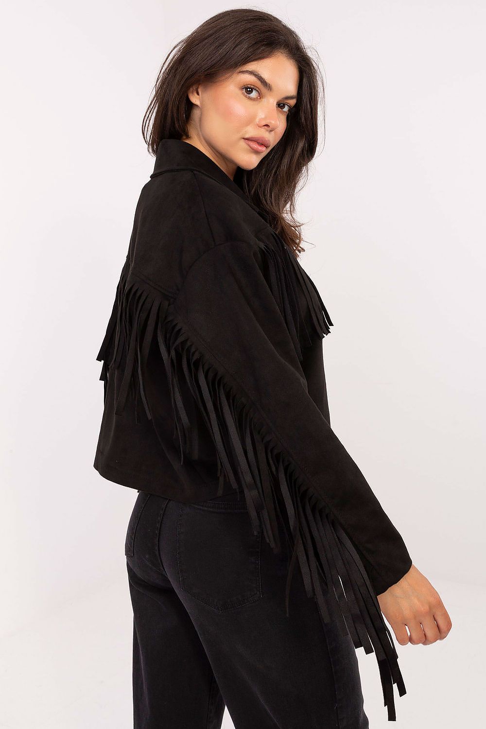 TEEK - Button-Down Fringe Sleeve Jacket JACKET TEEK MH