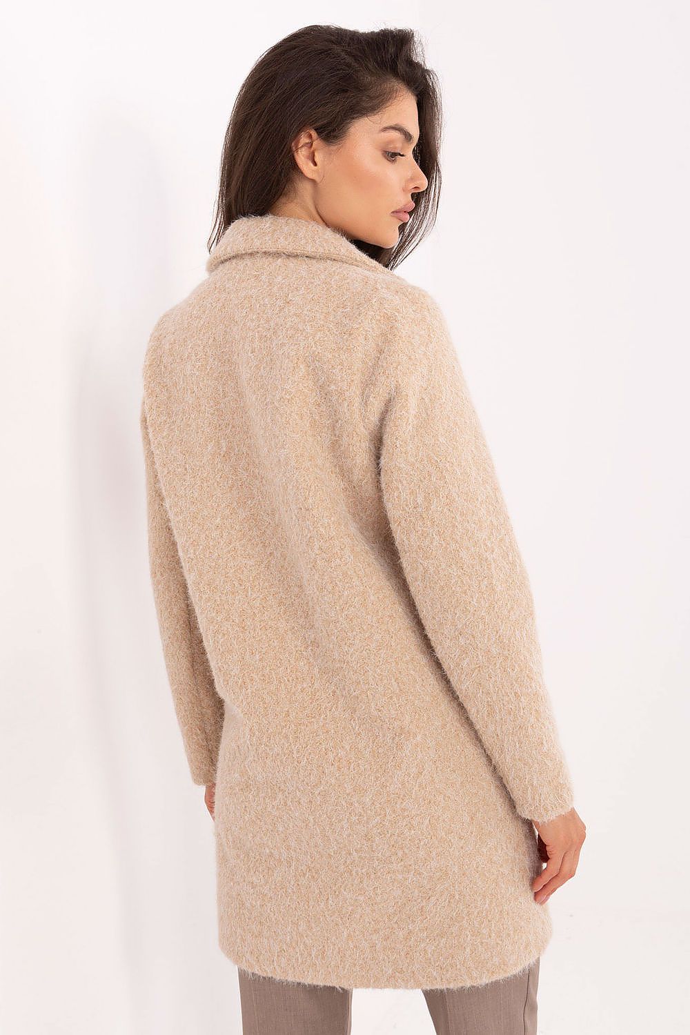 TEEK - Furry Texture Solo Button Coat COAT TEEK MH