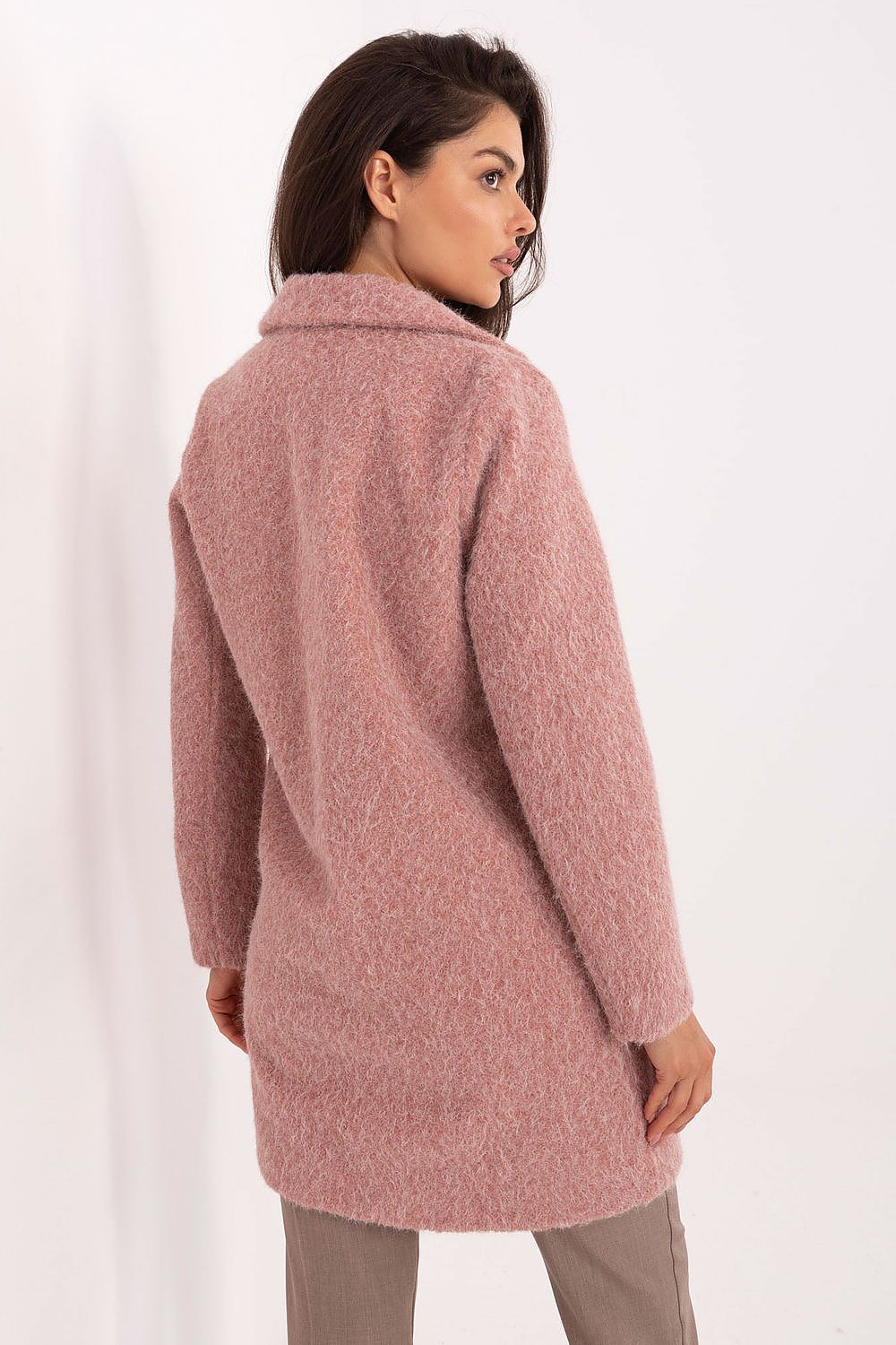 TEEK - Furry Texture Solo Button Coat COAT TEEK MH