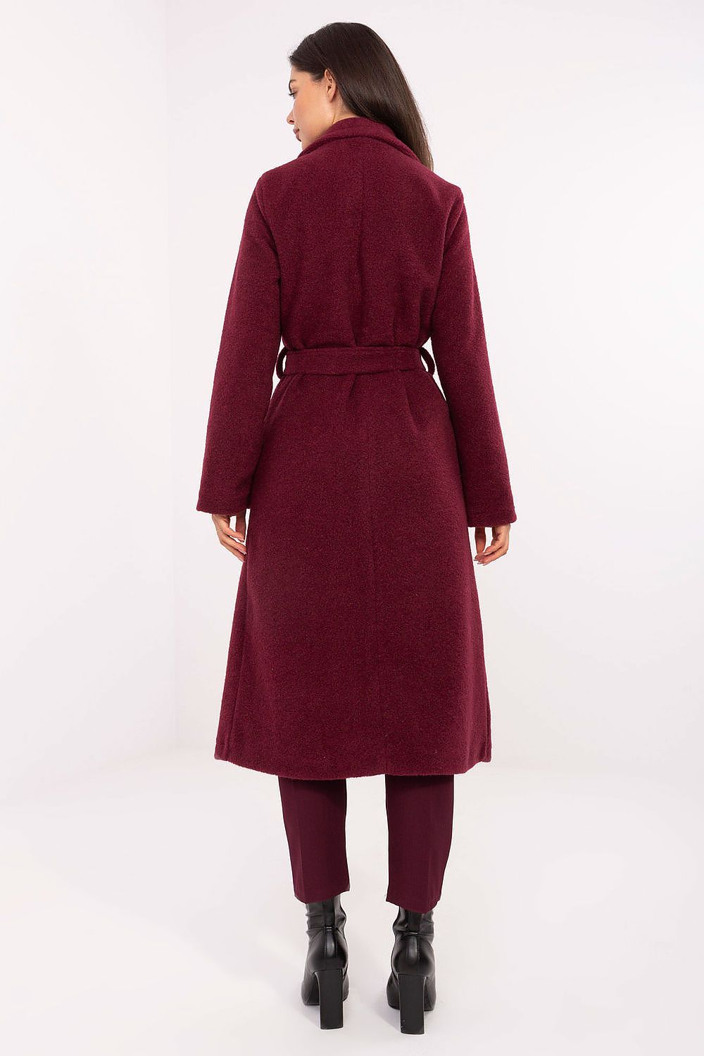 TEEK - Belted Boucle Double Breasted Coat COAT TEEK MH