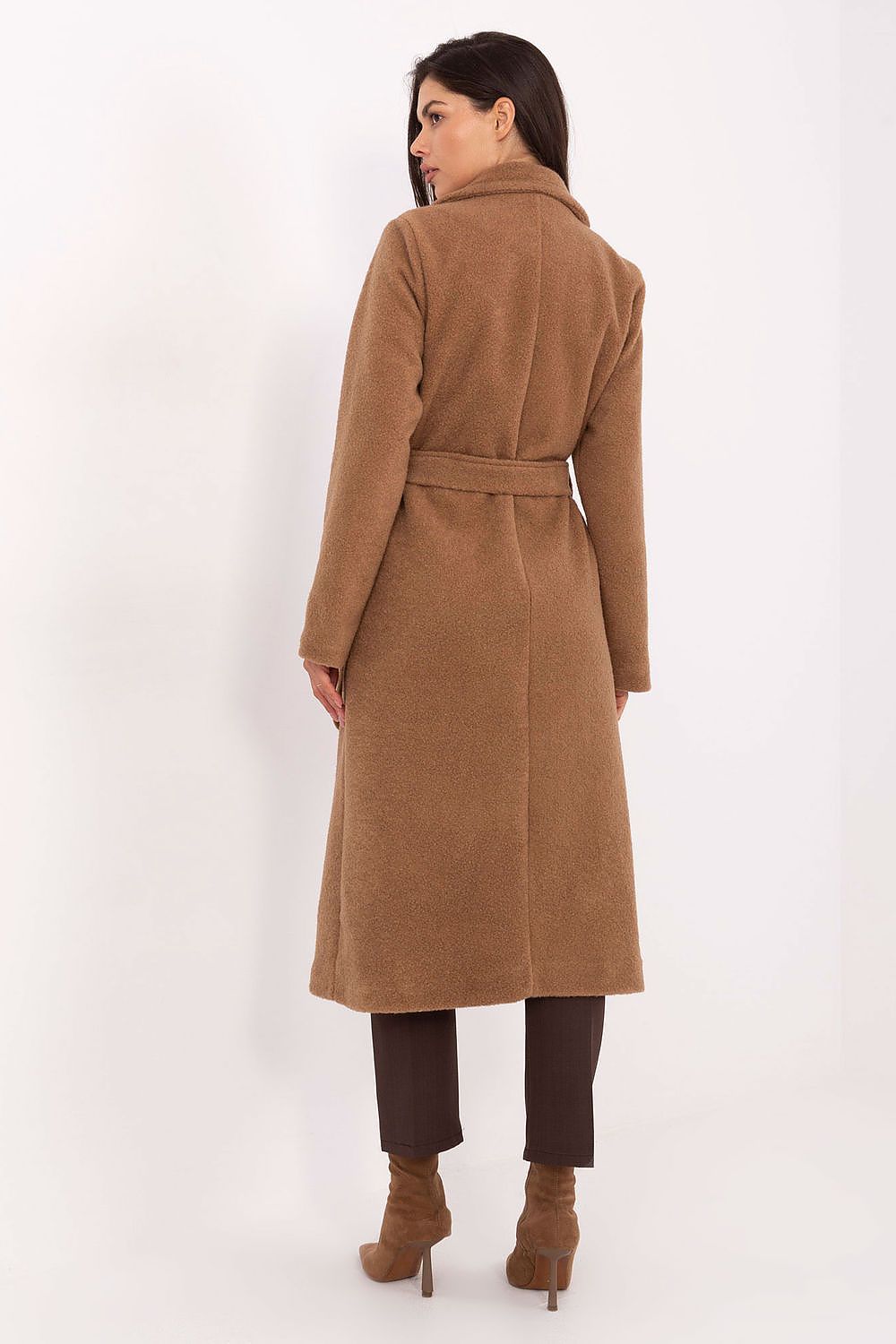 TEEK - Belted Boucle Double Breasted Coat COAT TEEK MH